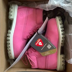 Pink timberland